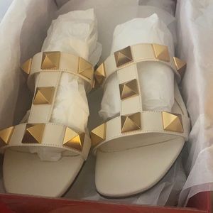 Valentino Garavani Stud Slide Sandals